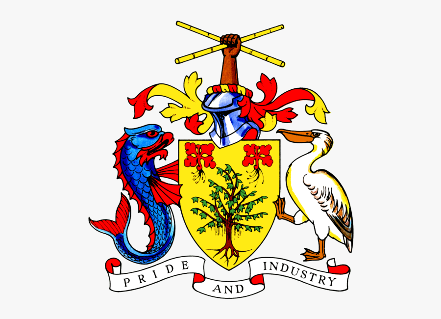 Barbados Coat Of Arms, Transparent Clipart