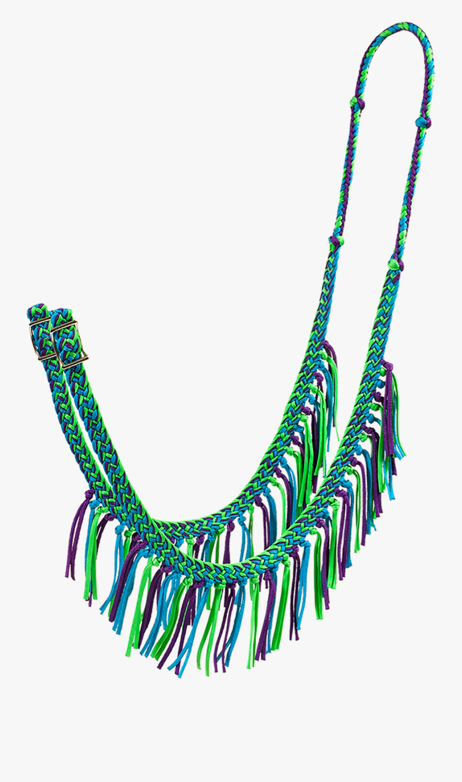 Barrel Race Set Reins Breast Collar - Paracord Fringe Reins, Transparent Clipart