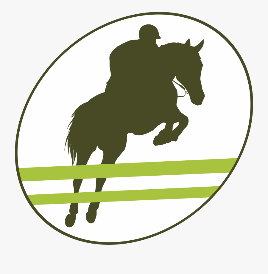 Horse Racing Equestrian Clip Art - Show Jumping Horse Silhouette, Transparent Clipart