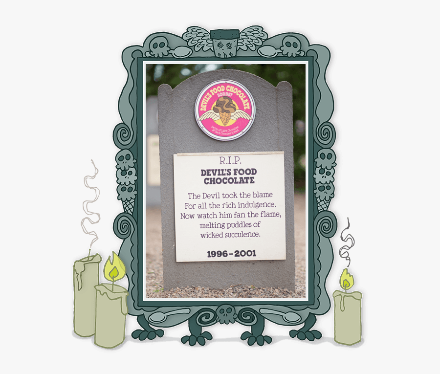 Transparent Graveyard Border Clipart - Ben & Jerry's Rainforest Crunch Ice Cream, Transparent Clipart