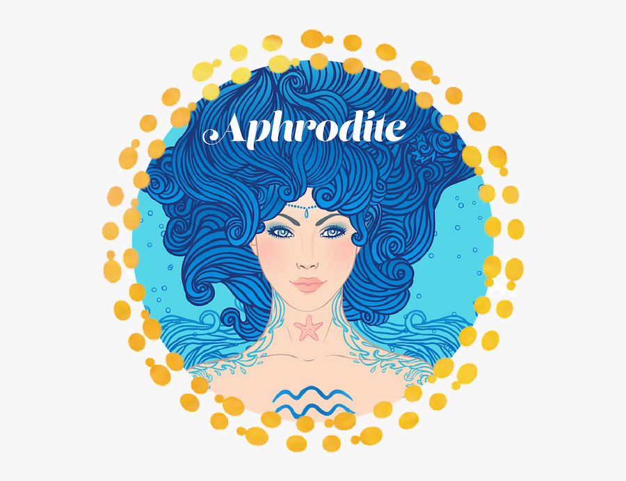 Aphrodite - Full Moon In Aquarius August 2019, Transparent Clipart