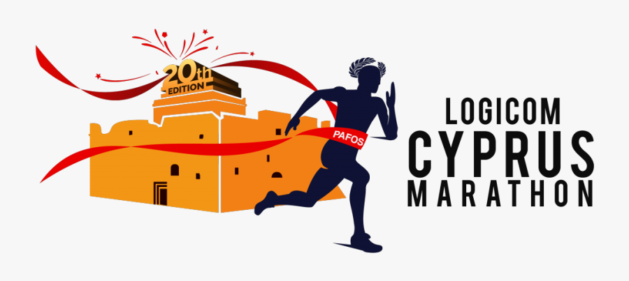 Paphos Marathon - Logicom Cyprus Marathon, Transparent Clipart