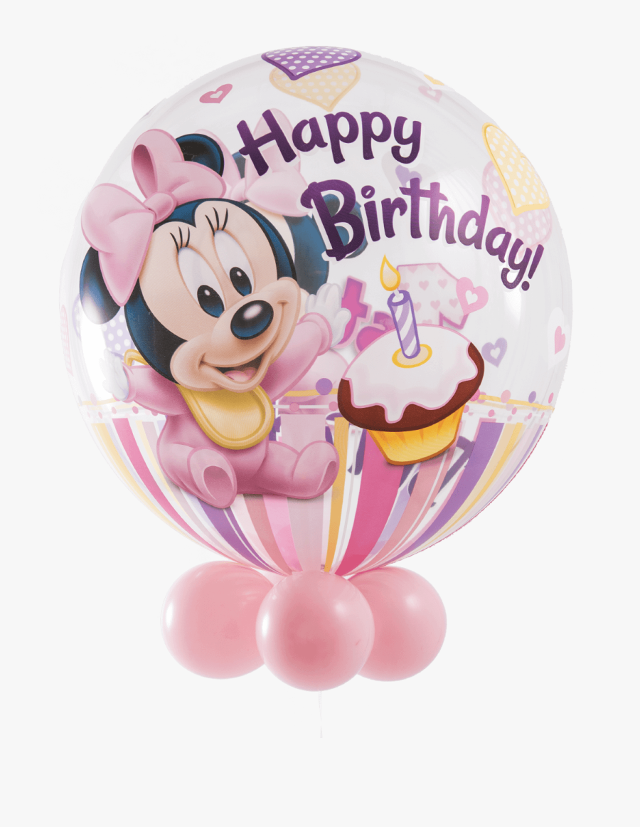 Mickey Mouse 1st Birthday Png - Mickey Mouse Happy Birthday Baby, Transparent Clipart