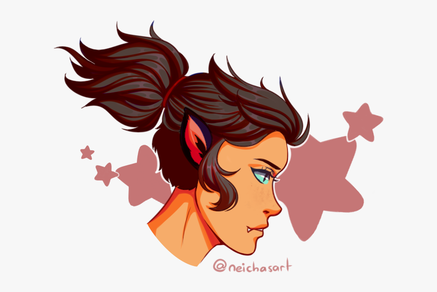 Noelle Said Catra’s Growing Out An Undercut And My - Illustration, Transparent Clipart