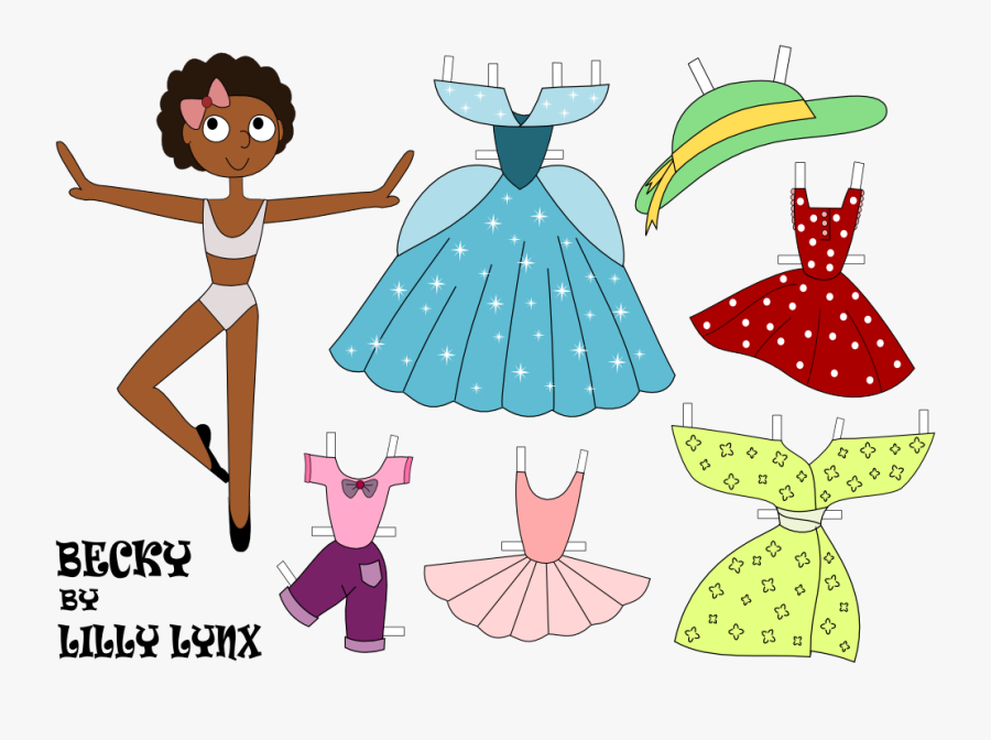 Princess Paper Cutout Dolls, Transparent Clipart