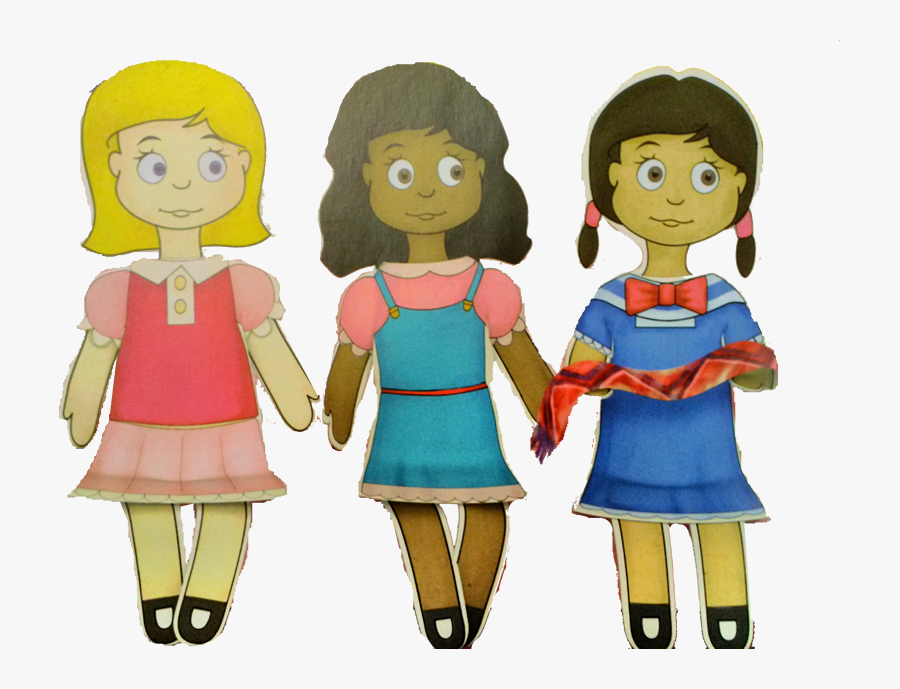 Paper Dolls Cartoon , Free Transparent Clipart ClipartKey