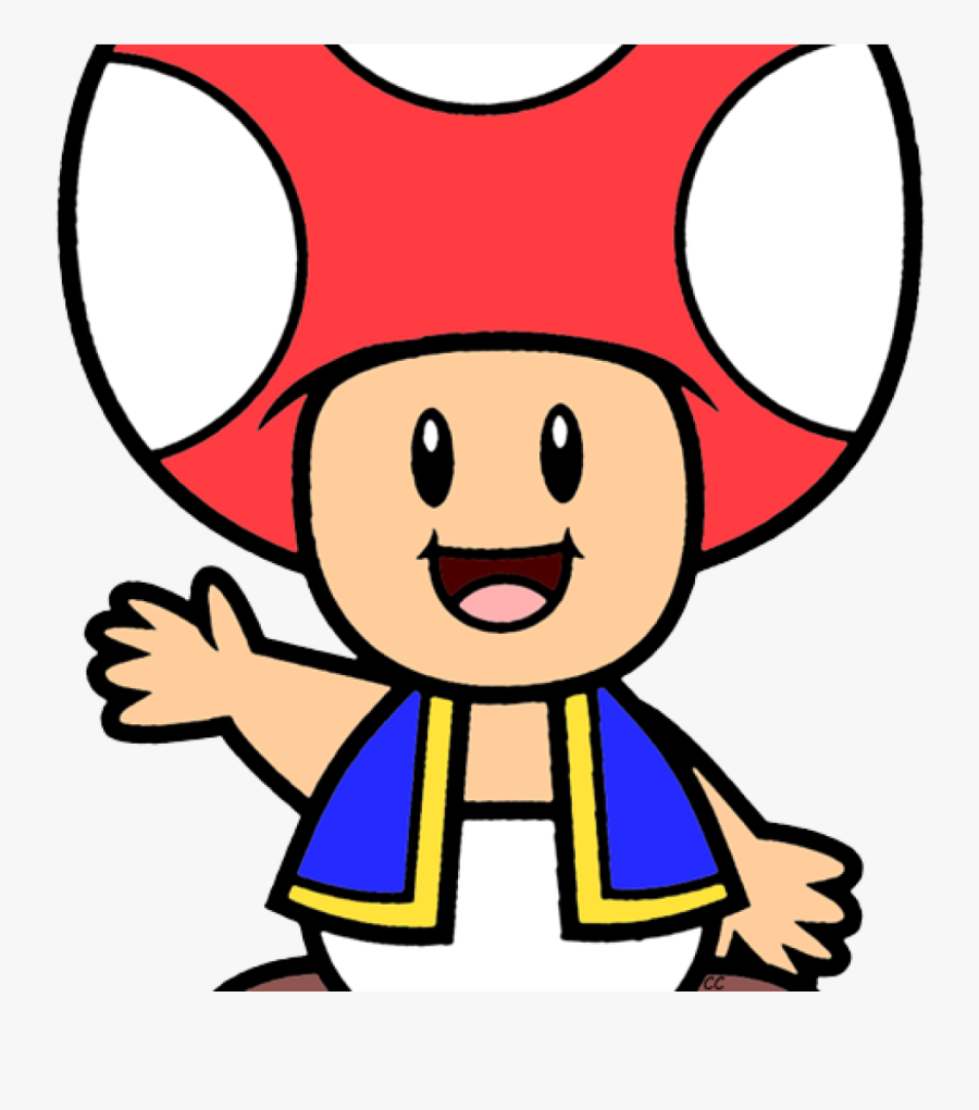 Mario Clipart Super Mario Bros Clip Art Cartoon Clip - Cartoon Toad From Mario, Transparent Clipart