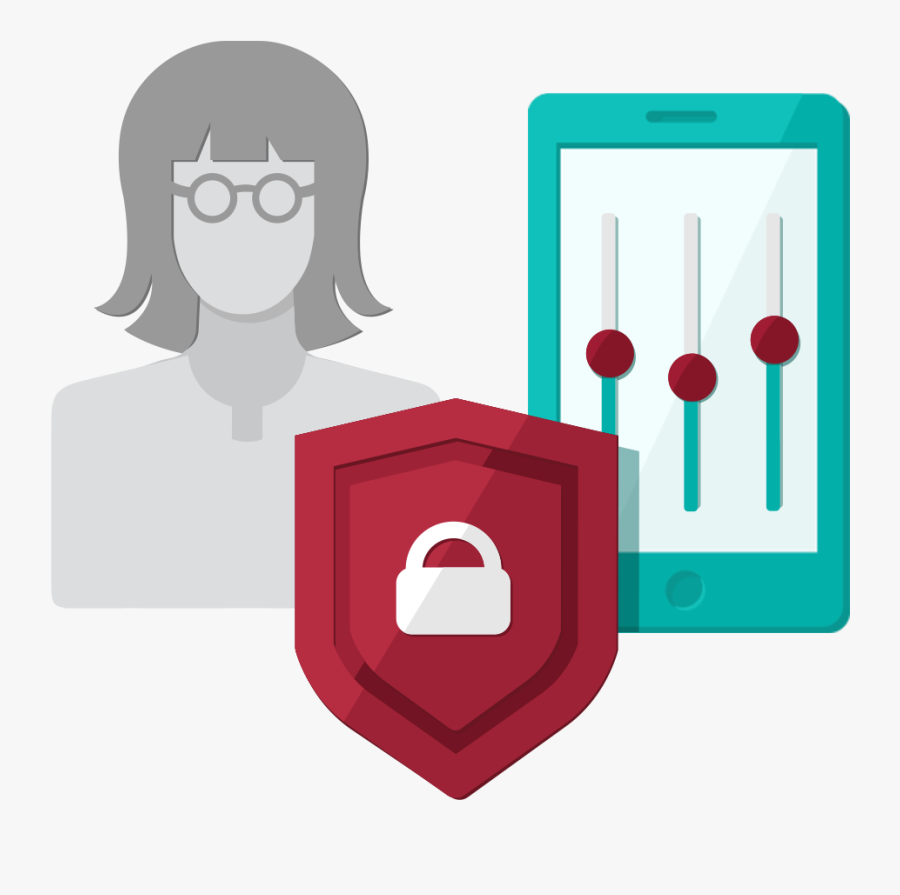 Keep Your Data Safe Ensuring Secure Mobile Access - Illustration, Transparent Clipart