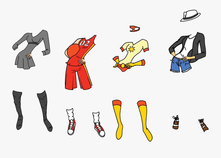 Paper Doll - Dresses, Transparent Clipart