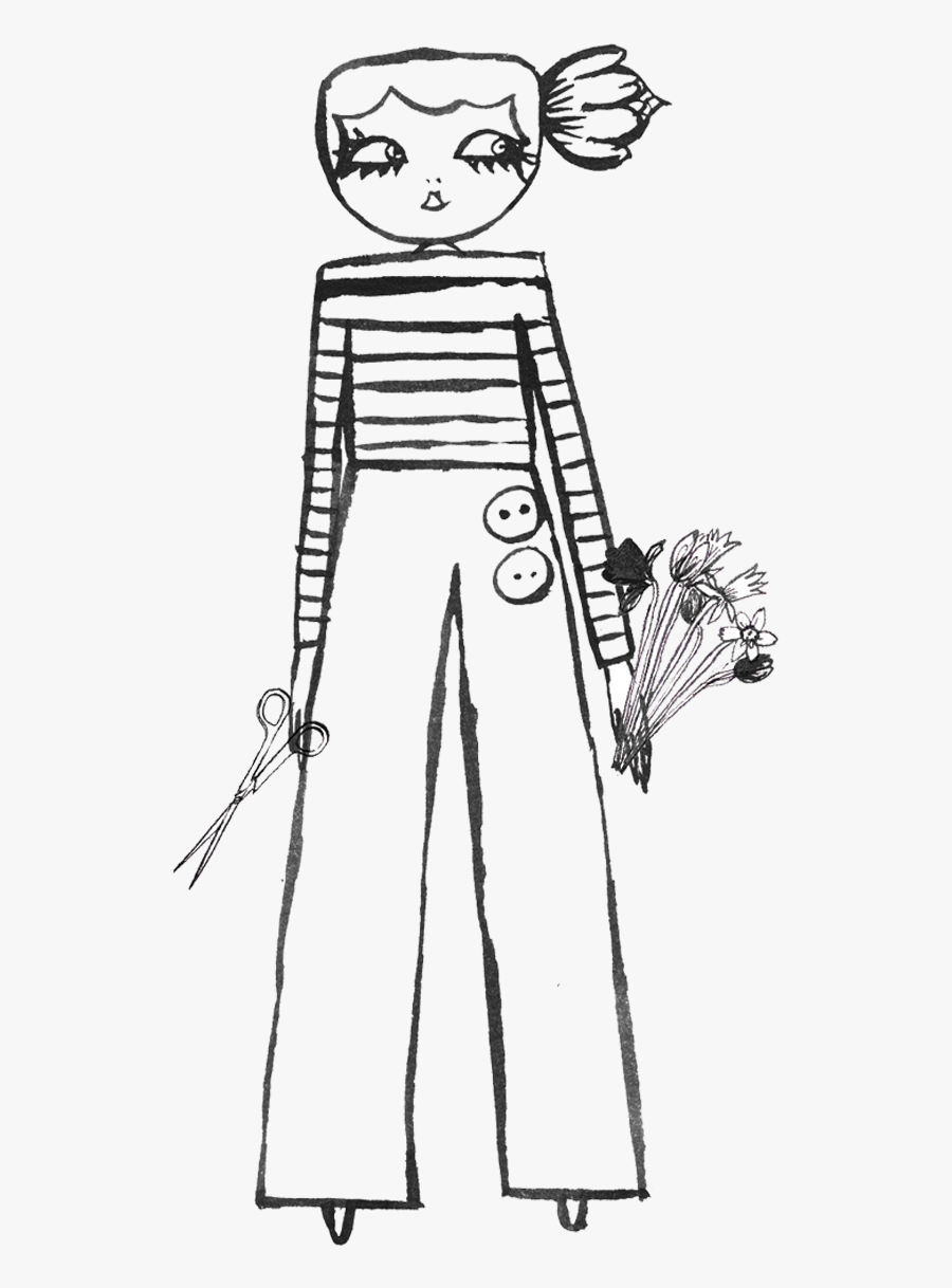 Jo-paperdoll - Sketch, Transparent Clipart