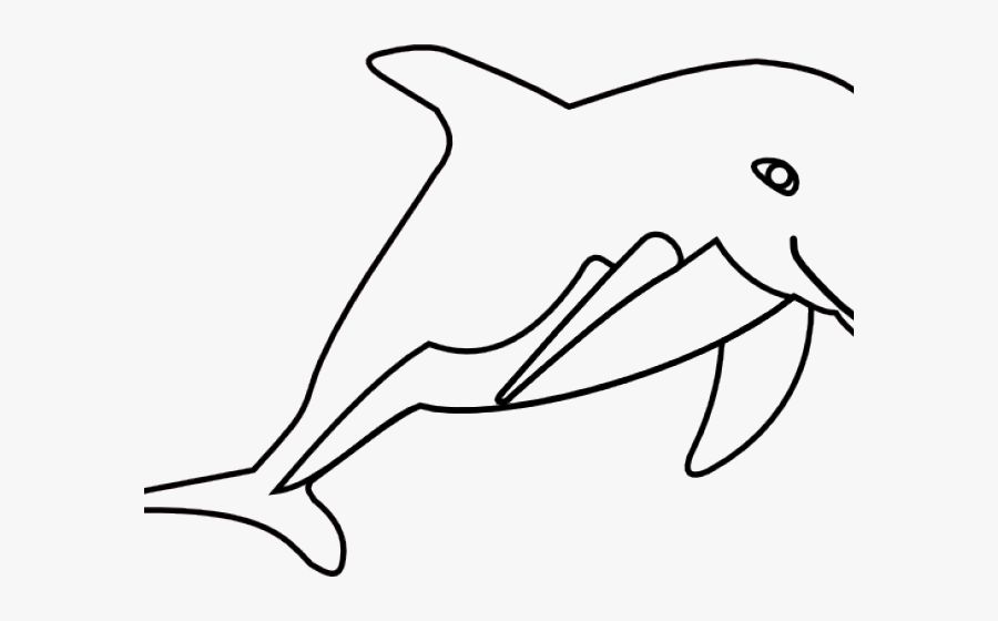 Dolphin Transparent Png Drawing, Transparent Clipart