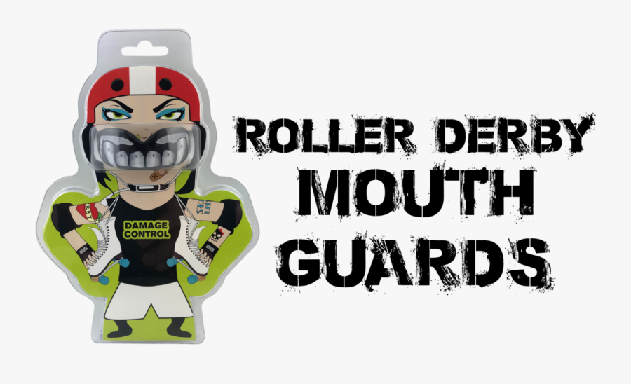 Roller Derby Mouthguards - Cartoon, Transparent Clipart