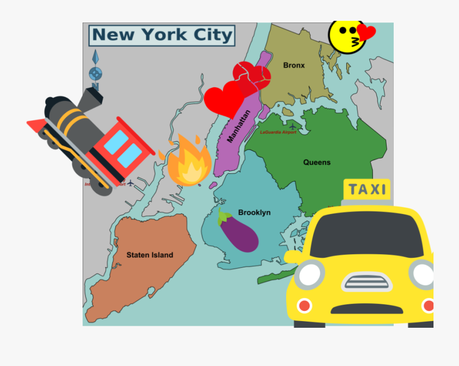 We Fucked Our Way Through New York - New York City Map Drawing, Transparent Clipart