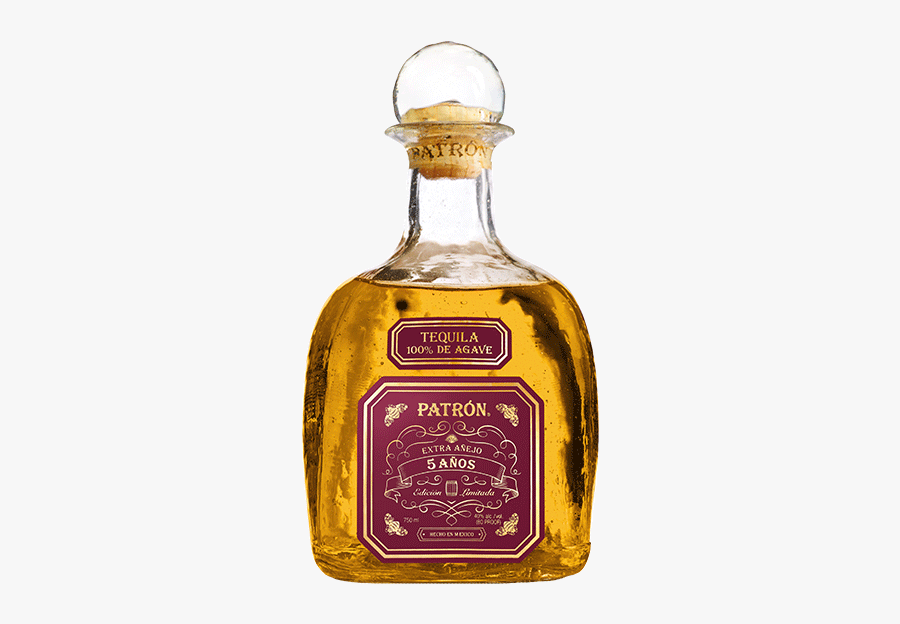 Patron Extra Anejo, Transparent Clipart