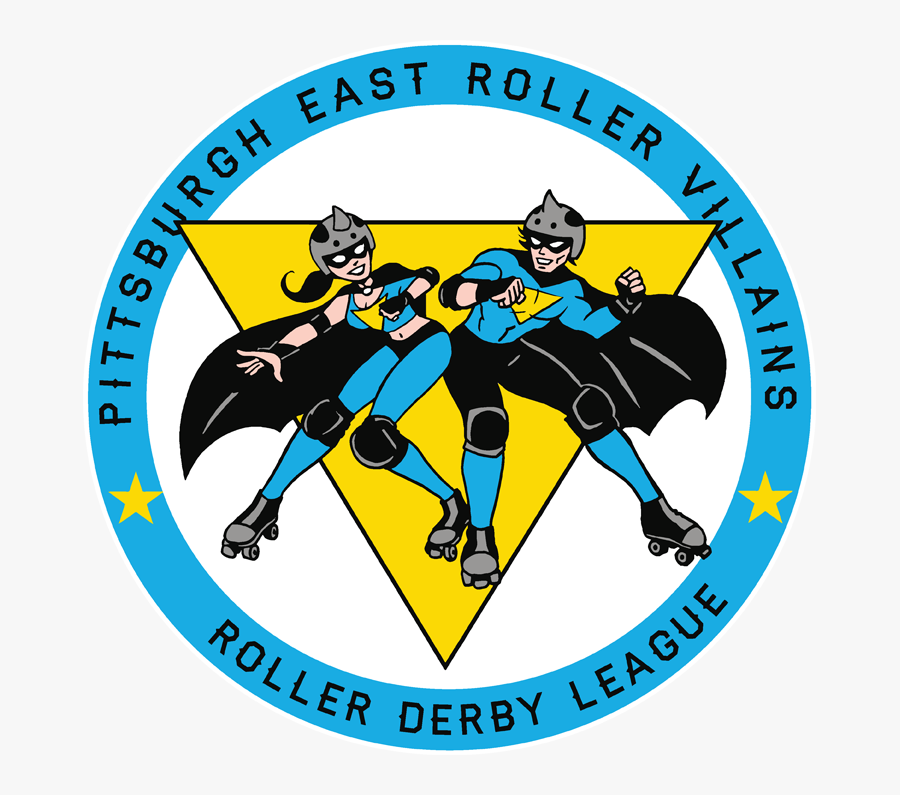 Pittsburgh East Roller Villains, Transparent Clipart