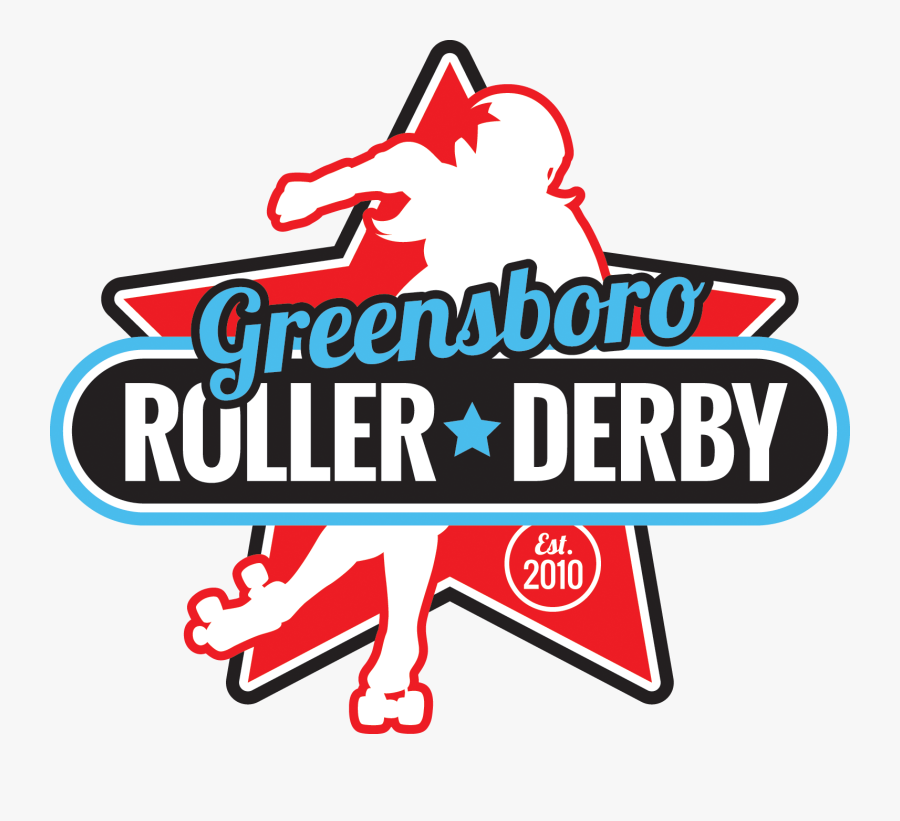 Greensboro Roller Derby Logo, Transparent Clipart