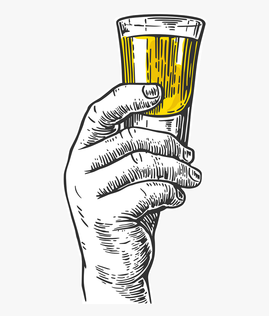 Hand Holding A Beer Vector, Transparent Clipart