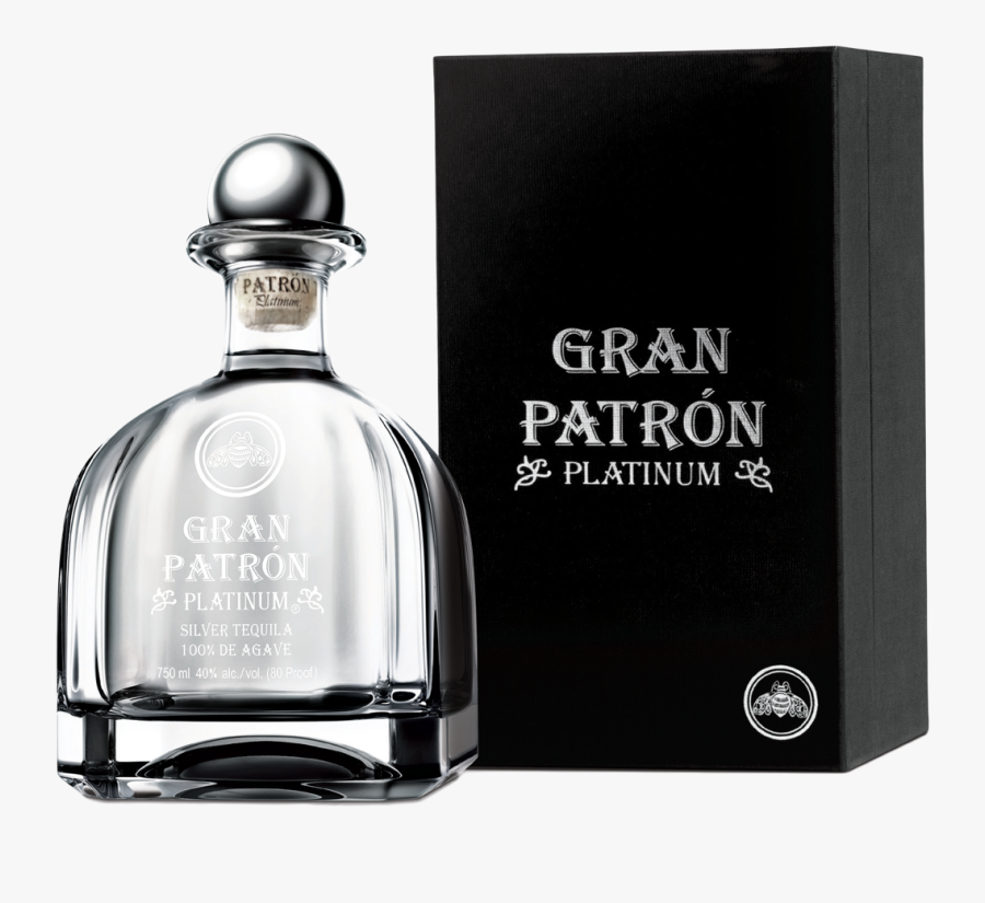Patron Tequila Gran Platinum - Patron Gran Platinum 750ml, Transparent Clipart