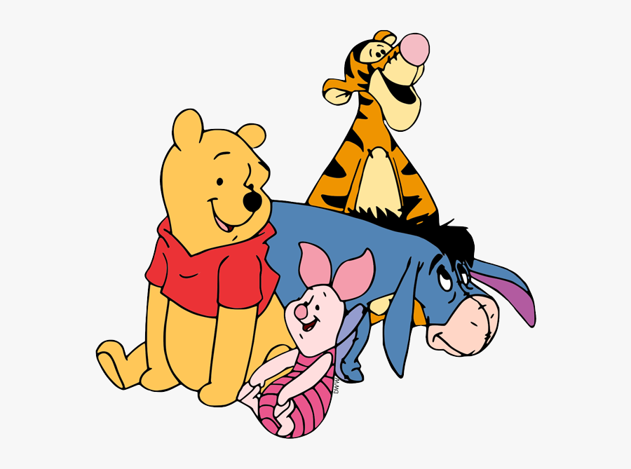 Pooh Piglet Tigger Eeyore, Transparent Clipart