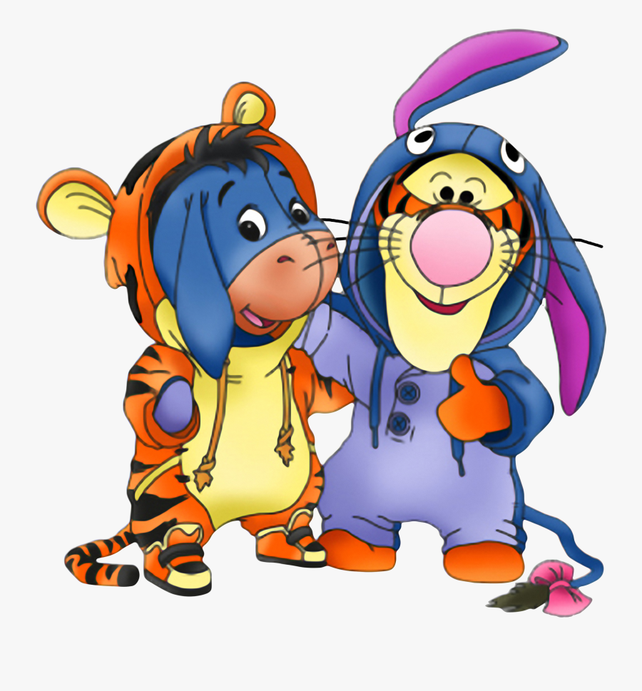 Tiger And Eeyore Best Friends, Transparent Clipart