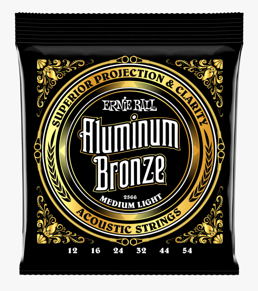 Aluminum Bronze Acoustic Guitar Strings - Ernie Ball Aluminum Bronze, Transparent Clipart
