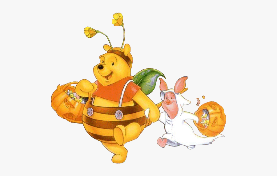 B Fff A - Pooh And Piglet Halloween, Transparent Clipart