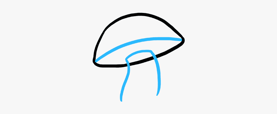 How To Draw Mushroom, Transparent Clipart