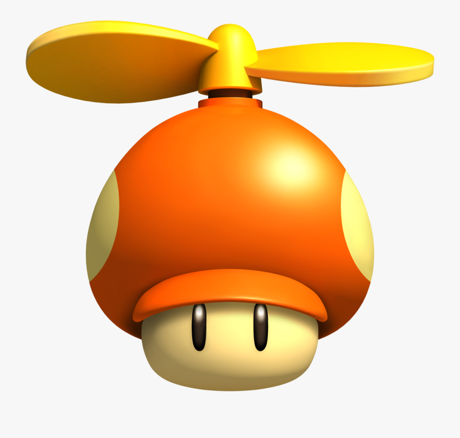 Mario Propeller Mushroom, Transparent Clipart