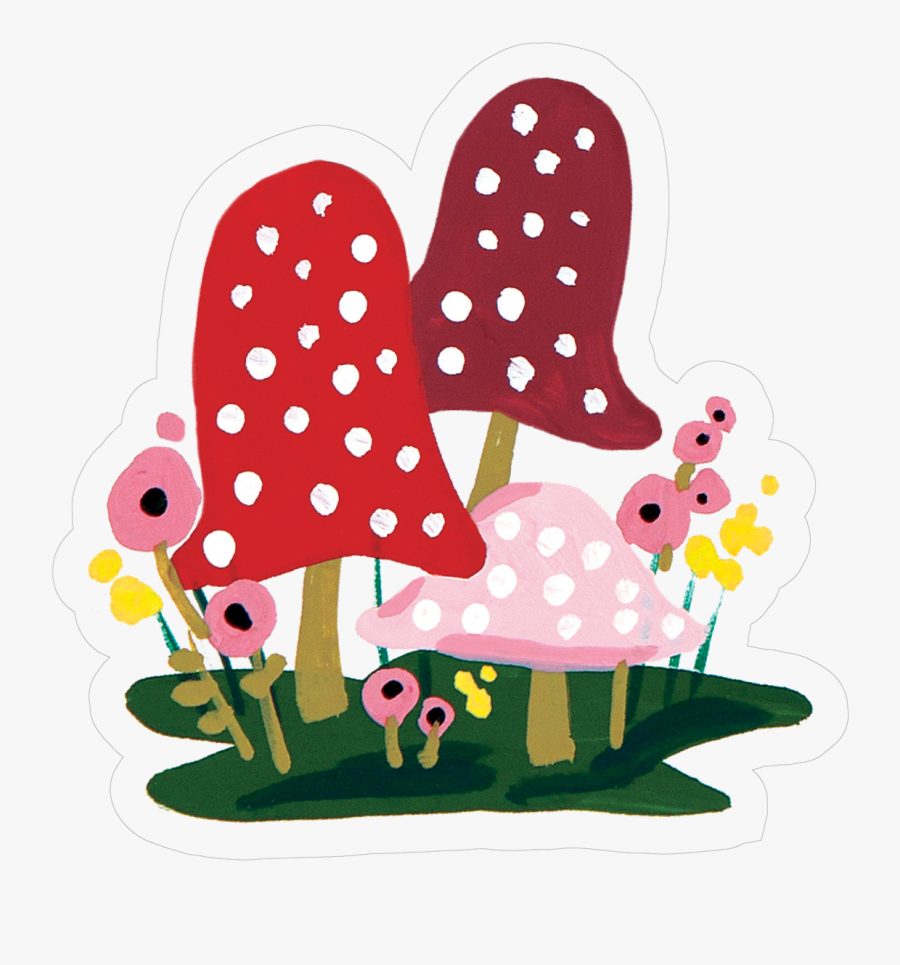 Mushroom Print & Cut File - Illustration, Transparent Clipart