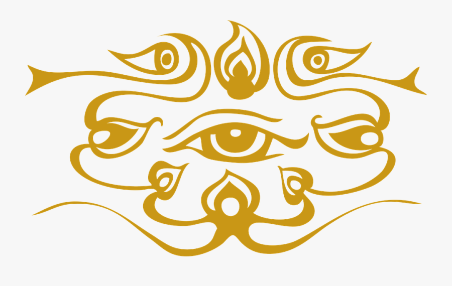 Eye, Third Eye, Flaming Eye, Alllsehend, Gold - Png Design Third Eye, Transparent Clipart