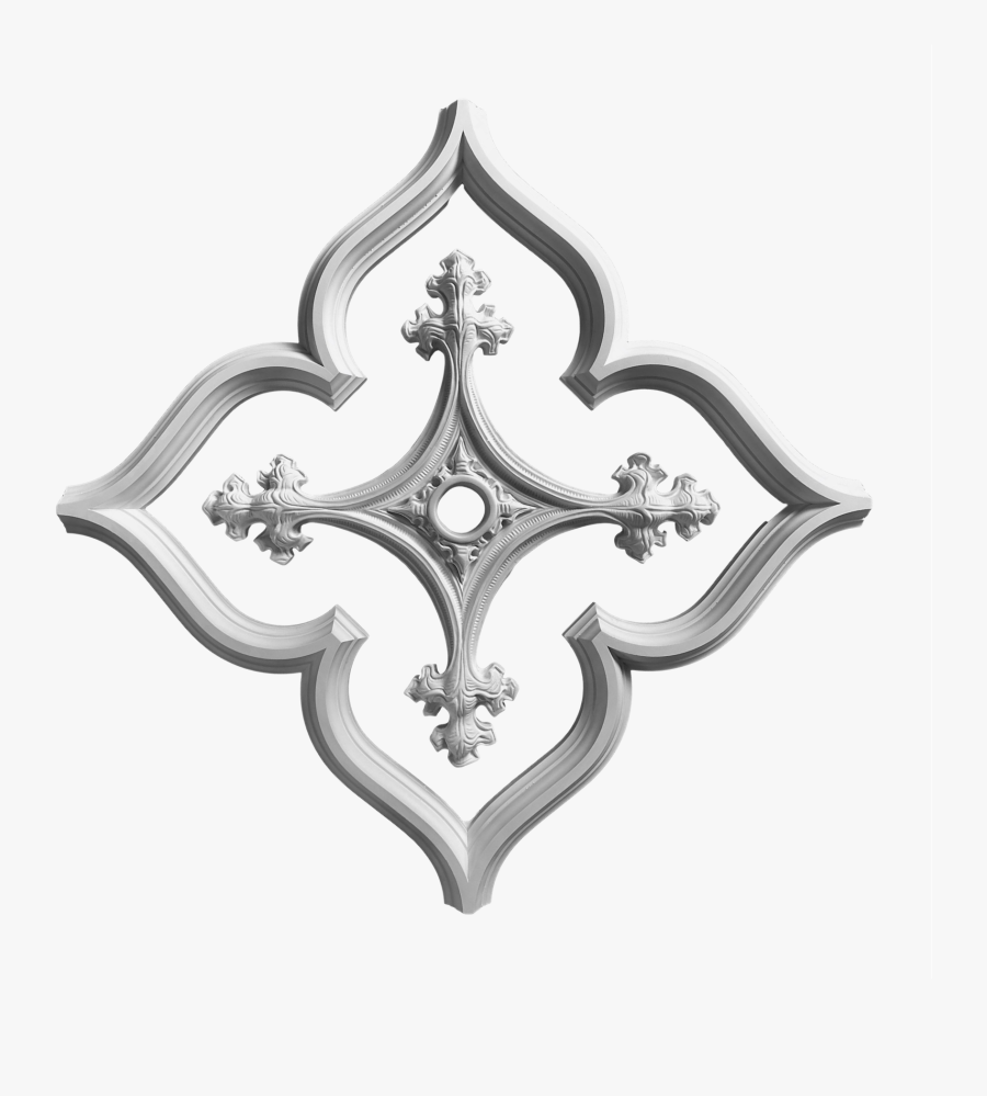 Gothic Style Ceiling Medallion, Transparent Clipart