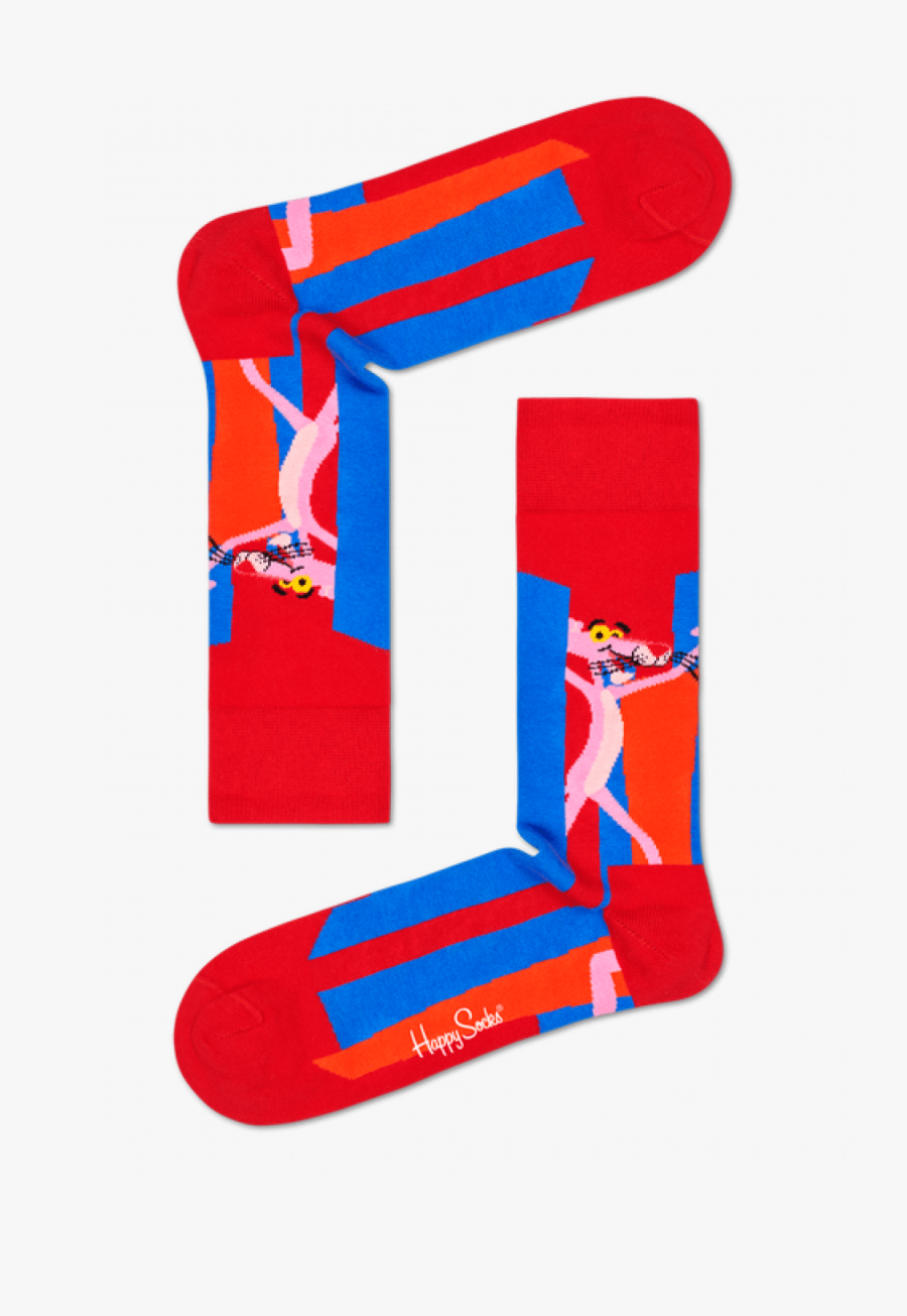Pink Panther Happy Socks, Transparent Clipart