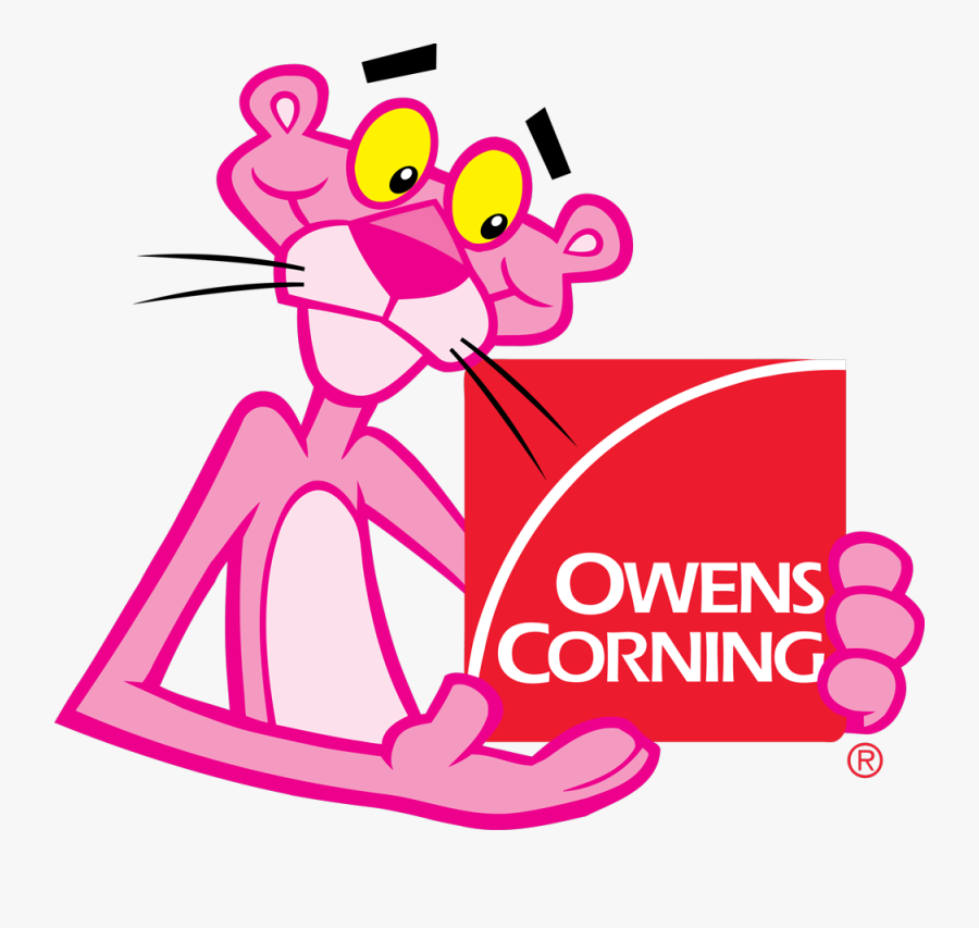 Pink Panther Owens Corning No Background, Transparent Clipart