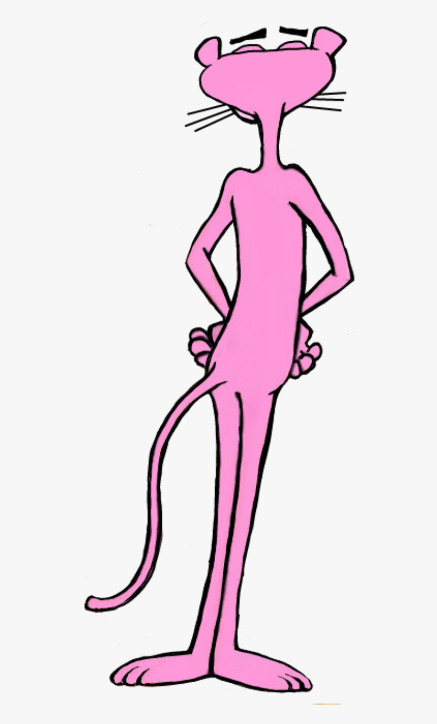 #pink #pinkpanther #pinkpnter #panther #pantera - Illustration, Transparent Clipart