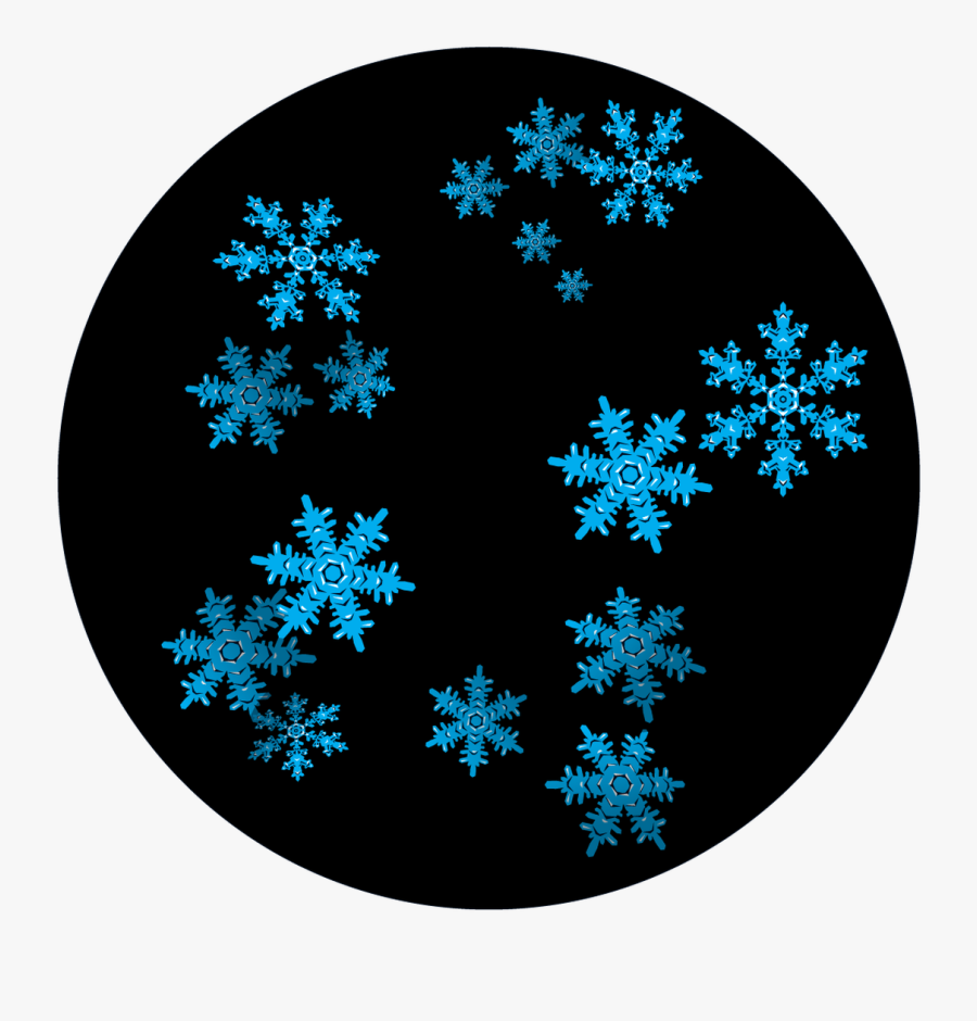 Apollo Design C2-1114 Light Snowfall Glass Pattern - Circle, Transparent Clipart