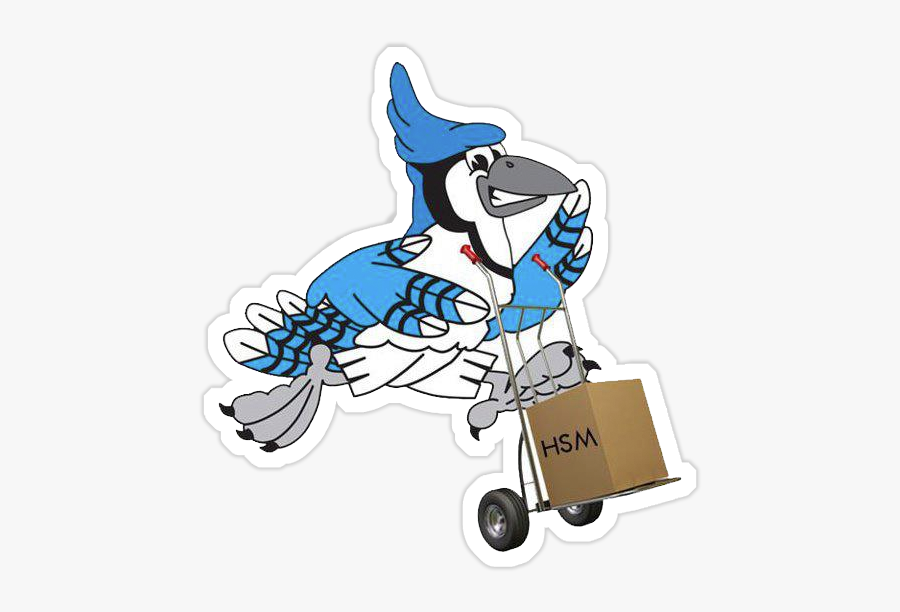 Blue Jay Clipart Johns Hopkins - Cartoon Blue Jay, Transparent Clipart