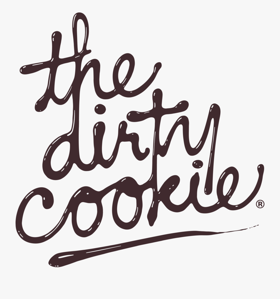 Dirty Cookie Logo, Transparent Clipart