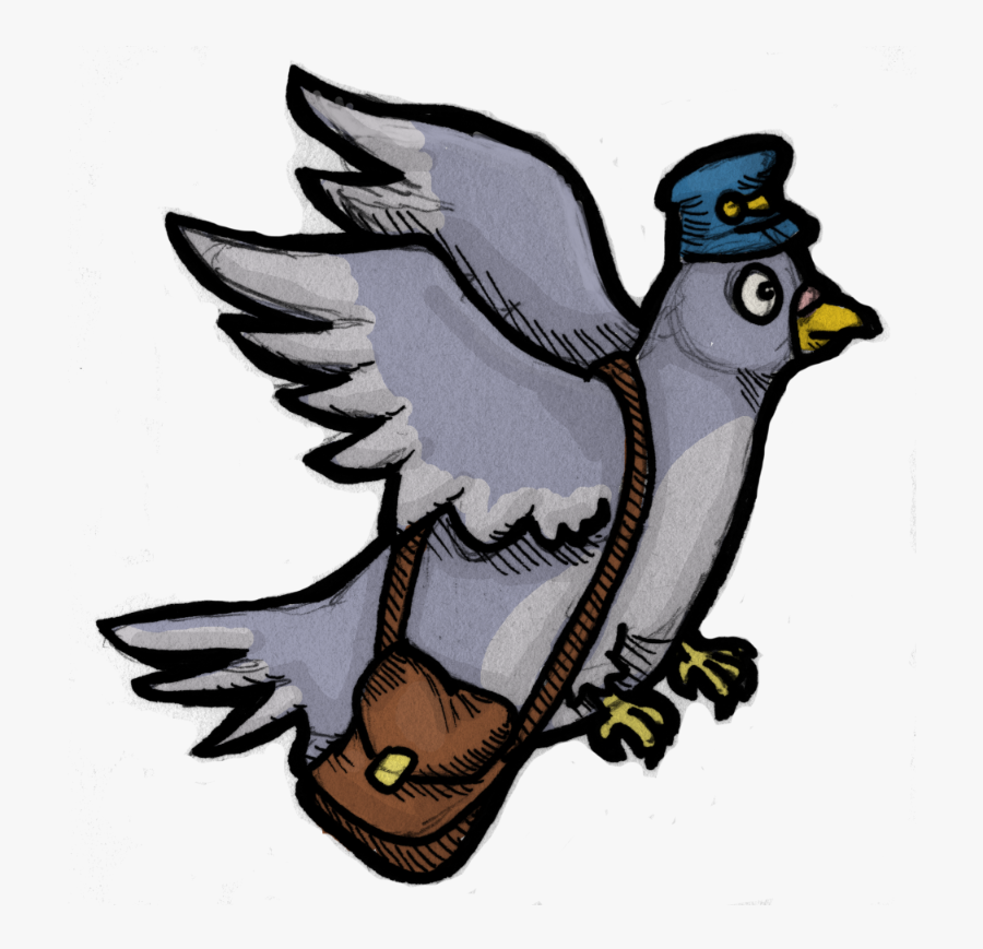 Atomic Munki Corporation It - Clipart Transparent Carrier Pigeon, Transparent Clipart