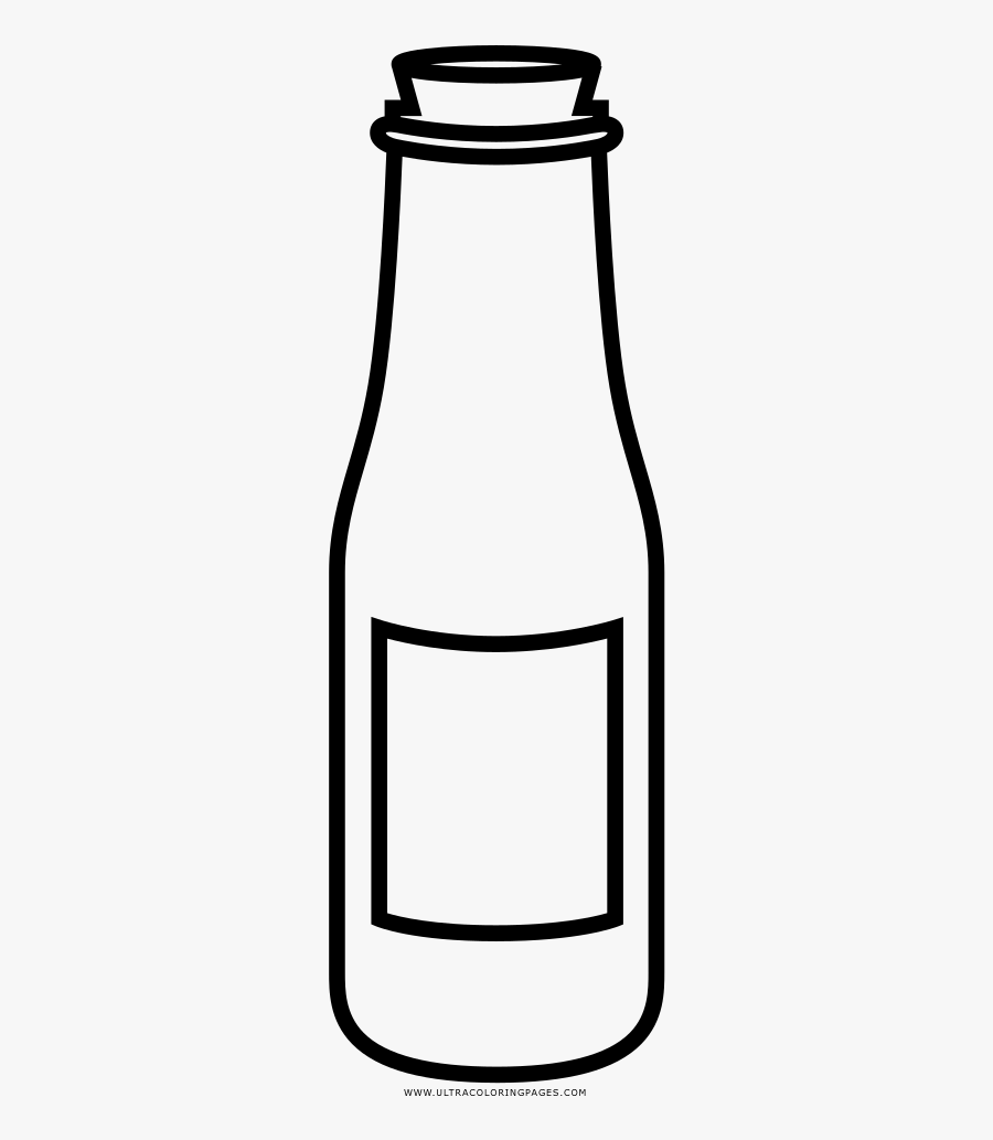 Botella Para Colorear, Transparent Clipart
