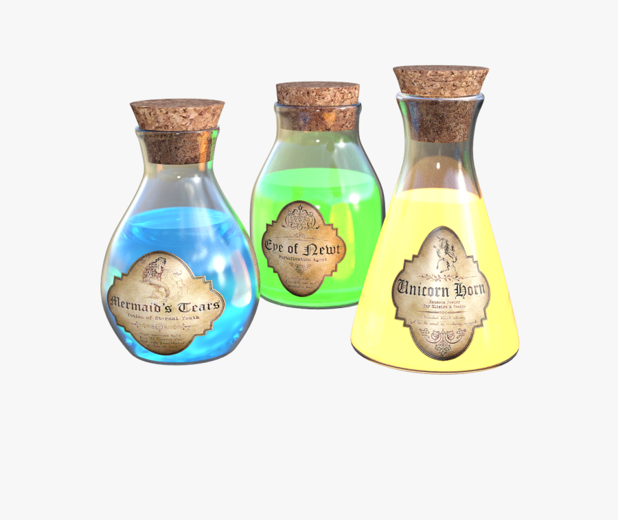 Magic Potion Bottles Cork Free Picture - Harry Potter Magic Potion, Transparent Clipart
