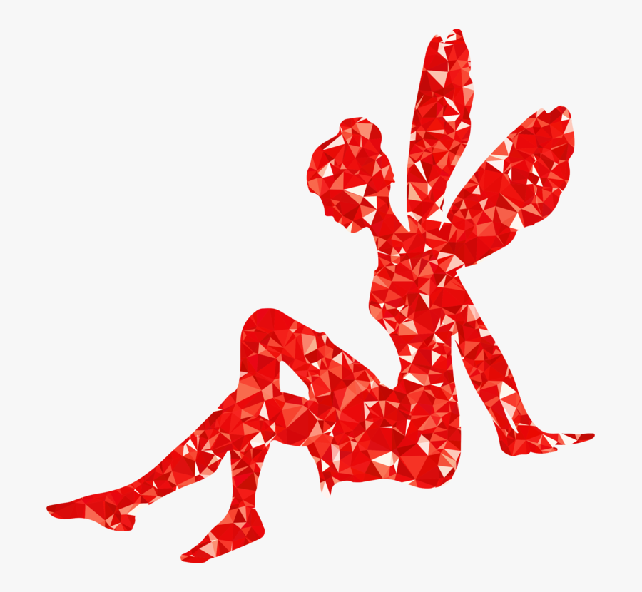 Shoe,red,tinker Bell - Transparent Fairy Silhouette Clear Background, Transparent Clipart