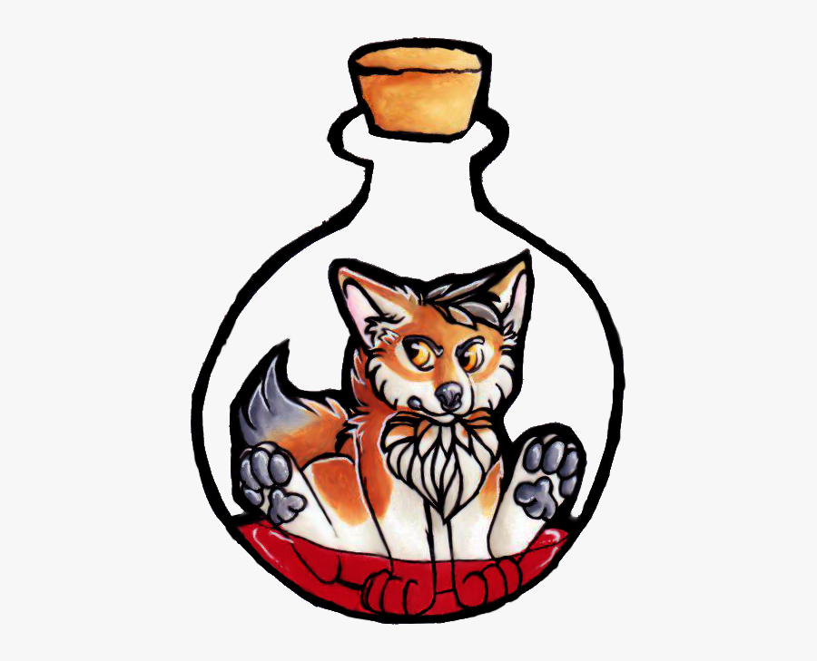 Blood Potion - Domestic Short-haired Cat, Transparent Clipart