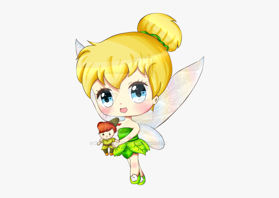 Drawing Tinkerbell Detailed - Tinkerbell Chibi, Transparent Clipart