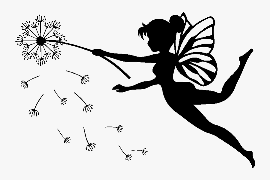 Fairy Silhouette Tinker Bell Clip Art Image - Ja Printable Fairy Silhouettes, Transparent Clipart