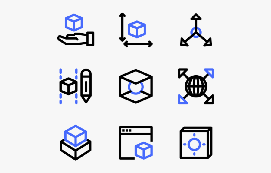 3d Shapes, Transparent Clipart
