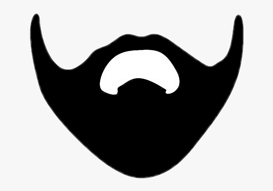 Black Beard Blackbeard Sticker Clipart Facialhair - Emoji With Beard And Glasses, Transparent Clipart