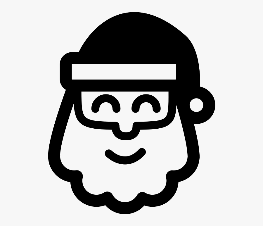 The Noun Project - Santa Claus Icon, Transparent Clipart