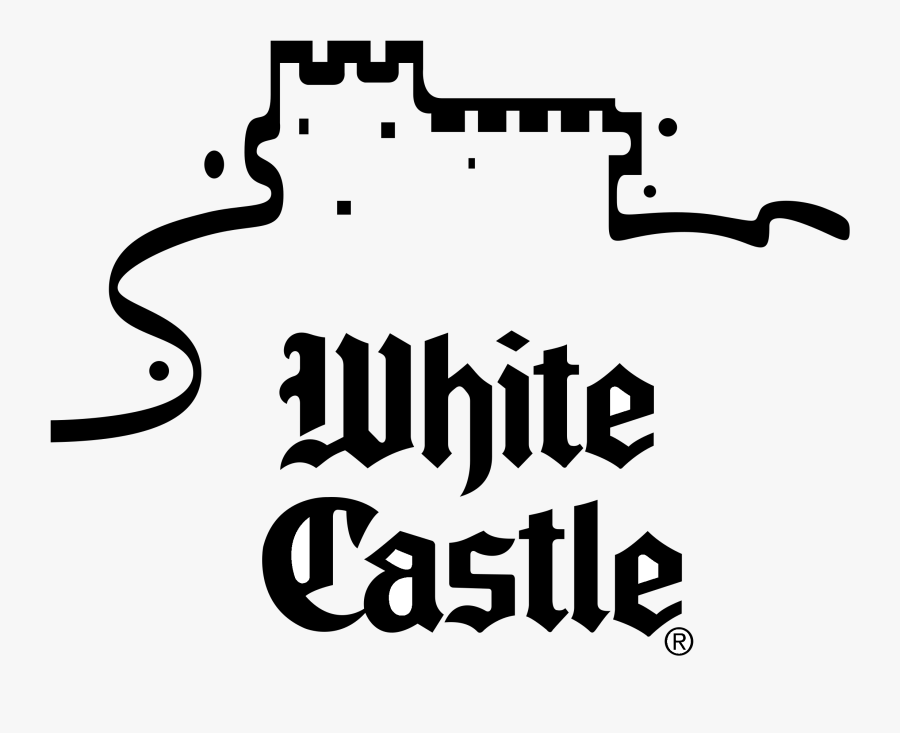 White Castle Logo Black And White - White Castle, Transparent Clipart