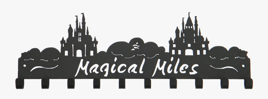 Disney Castle Silhouette, Transparent Clipart