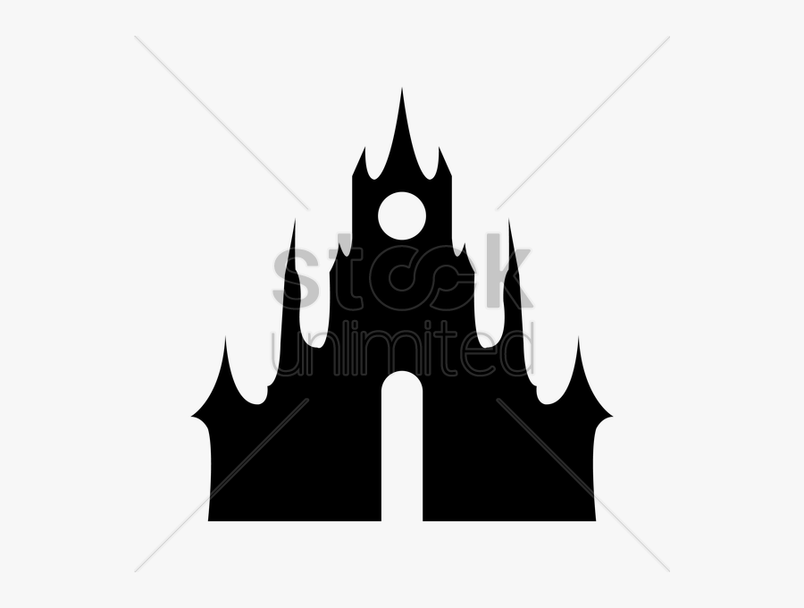 Castle Clipart Silhouette Castle - Illustration, Transparent Clipart